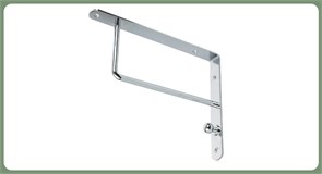 Полкодержатель SH-021-01 хром, прямоугольник SH-021-01