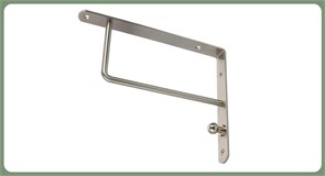 Полкодержатель SH-021-06 инокс, сталь, прямоугольный SH-021-06