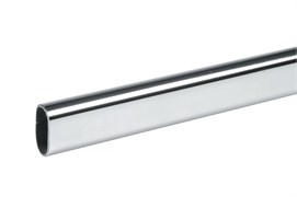 Штанга  овал д.15*30*3000 мм 0,7  хром IG 04153007