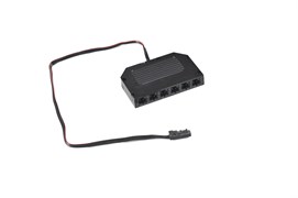 Провод соеденительный с параллел. разветвлителем мини, выход 6 LED , 12Вх6, max 3A, 58,5*28, 3*10мм 15.800.00.031