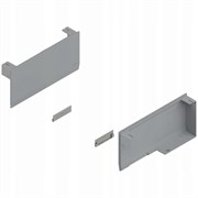 Заглушка для AVENTOS HK, левая/правая, светло-серый/нержавеющая сталь 22K8000 ABD R+L V1HGIG