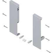 Держатель передней панели ящика Tandembox D (224мм), серый, (лев;прав) ZIF.76D0 GR