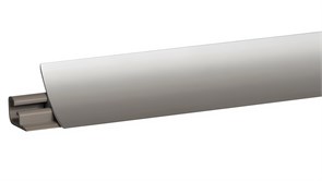 Плинтус алюминиевый LB231 Лира А001 Алюминий 3м 00005925