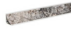 Плинтус Korner LB15 6086 Мрамор серый 3м 07366