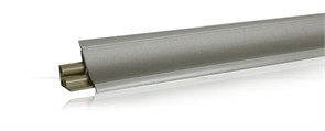 Плинтус Korner LB23 611 Алюминий сатина 3м 00008123589