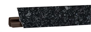 Плинтус Korner LB23 6114 Черное серебро 3м 00008120672