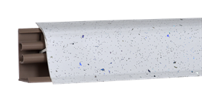 Плинтус Korner LB38 6082 Искра белая 3м УТ000000670
