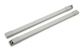 SBR09/GR/500 Продольный прямоуголный рейлинг для направляющих СТАРТ, серый комплект SBR09/GR/500