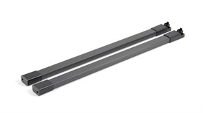 SBR09/GRPH/400 Продольный прямоуголный рейлинг для направляющих СТАРТ, графит комплект SBR09/GRPH/400