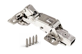 Петля мебельная Unihopper Vetton 155* Two-Way H0 3D накладная с доводчиком, нулевое вхождение HG1430.C0.B