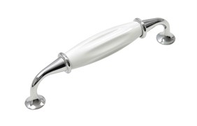 RS110CP.4/128/W Ручка мебельная TRINITY  RS110CP.4/128/W