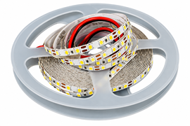 Лента X2, 2835 IP20, 5м*5мм, 3000К, 120LED, 12В, 12ВТ/М, 1100 Лм\м 04.800.00.163