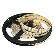 Лента S2, 2835 IP20, 120LED/м, 6500K, 12В, 10Вт/м, 1200Лм/м, CRI>85, 5м*8мм,провод 2*0,35мм² L= 15с 04.800.00.190