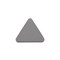 Ручка-кнопка Н99, серый треугольник пластик - фото 14991