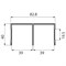 ЭКО-Лайт ПВХ Дуб светлый Трек двойной верхний (5,4м) - фото 22642