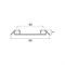 ЭКО-Лайт Матовая бронза Трек двойной нижний 19мм - фото 22730