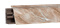 Плинтус Korner LB38 675 Мрамор бежевый светлый 3м - фото 25186
