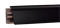 Плинтус Korner LB38 619 Черный глянец 3м - фото 25216