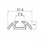 ПРЕМИУМ Матовая бронза Трек одинарный нижний (5,4м) - фото 39646