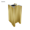 ПРЕМИУМ Матовое золото желтое Вертикаль H-образная под кромку 5,4м - фото 39689