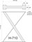 Подстолье X-образное тип-2 710мм, черный PSX2-710B - фото 49405 Подстолье X-образное тип-2 710мм, черный PSX2-710B - фото 49405