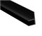 10501Д ЧЁРНЫЙ МАТОВЫЙ Угловая планка д/панелей  Скиф 6 мм F 00-00000443 - фото 63115