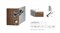 H946C02/3012/BN/K, Петля без пружины NEO Clip-on 45 градусов d35, Планка H3012BN, Саморезы черный никель H946C02/3012/BN/K