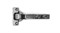 H946C02/3012/BN/K, Петля без пружины NEO Clip-on 45 градусов d35, Планка H3012BN, Саморезы черный никель H946C02/3012/BN/K