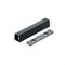 Держатель TIP-ON BLUM, прямой, длинный, карбон (черный) 956A1201-карбон - фото 64873