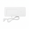 Блок розеток LK-DMS-741 2 секции Белый полуавтоматический 1 USB + 1 type C, беспроводная зарядка 00-00003480