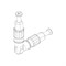 Jinio J6-8 Шток эксцентрика угловой двусторонний 0000067