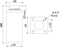N306CP.2 Мебельная опора 40*40*100 N306CP.2