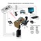Блок розеток горизонт черный Smart Office-2 2*EURO 2*USB3.0 2*HDMI 1*RJ45 11.800.02.042
