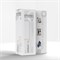 Блок розеток 12J 2 секции, Серебро+Белый, автоматический, D100мм, USB type A+C + RJ45 + HDMI 00-00002598