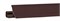 Плинтус Korner LB23 6033 Дуглас темный 3м 00008107889
