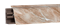 Плинтус Korner LB38 675 Мрамор бежевый светлый 3м УТ000000648-440