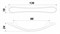 RS445BAZ.3/96 Ручка мебельная, AURORA RS445BAZ.3/96