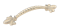 RS431СР/W.4/96 Ручка мебельная, RS431СР/W.4/96