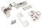 Петля мебельная Unihopper 30* Two-Way H0 3D угловая с доводчиком HG1425.С30.B
