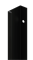 Ручка торцевая GRANDIS L1 1000мм, мат.черный 5771-02-1000-Bl